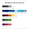 tank top color chart - JiDion Store